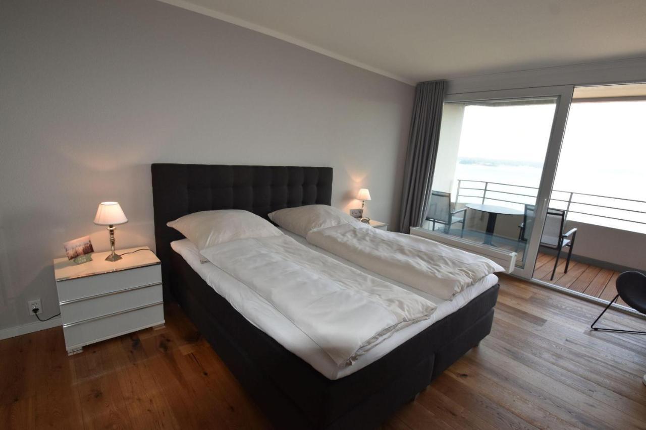 Fewo1846 - Intermar Lina K - Luxurioeses Apartment Im 6 Og Mit Balkon Und Meerblick Glücksburg Exteriér fotografie
