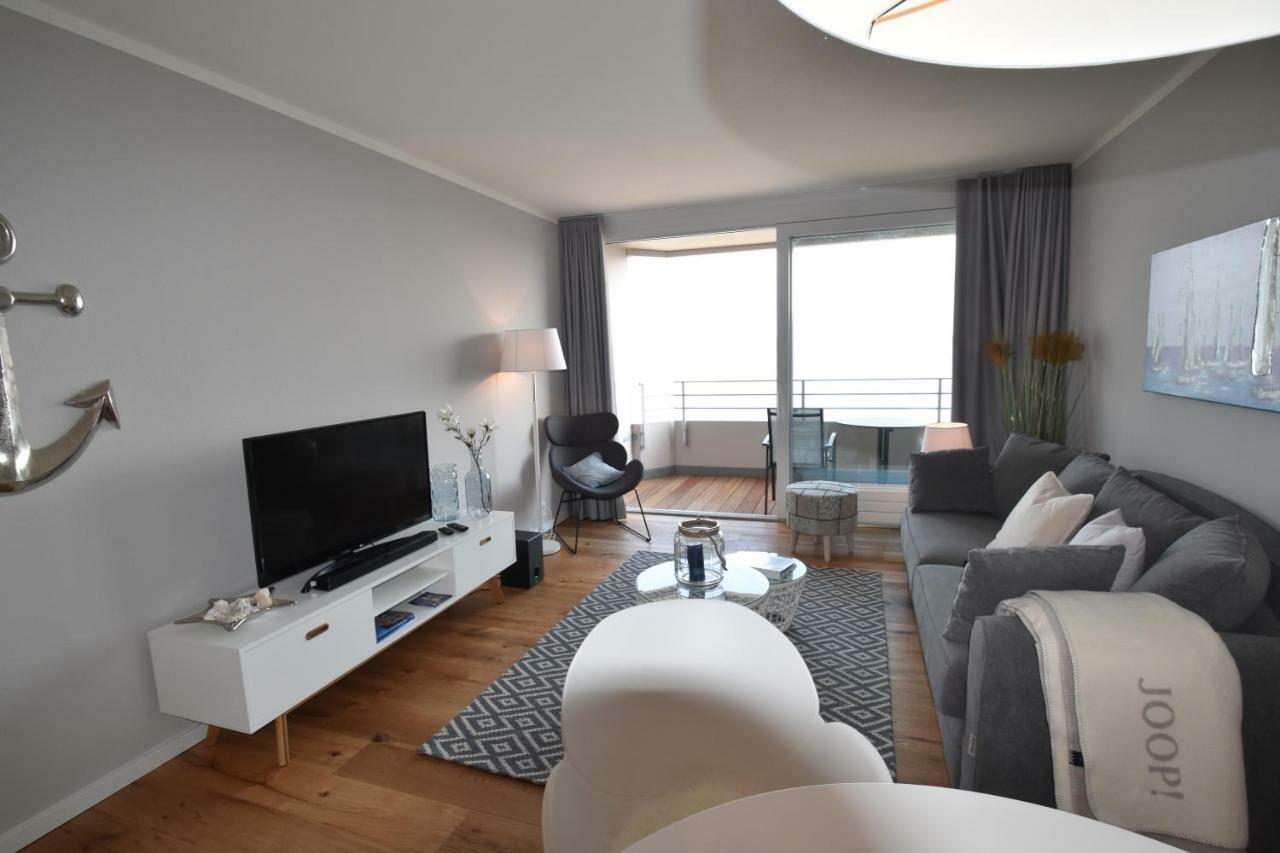 Fewo1846 - Intermar Lina K - Luxurioeses Apartment Im 6 Og Mit Balkon Und Meerblick Glücksburg Exteriér fotografie